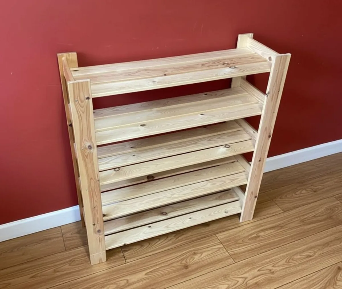 Solid Wood Bookshelf – Compact & Sturdy - Image 3