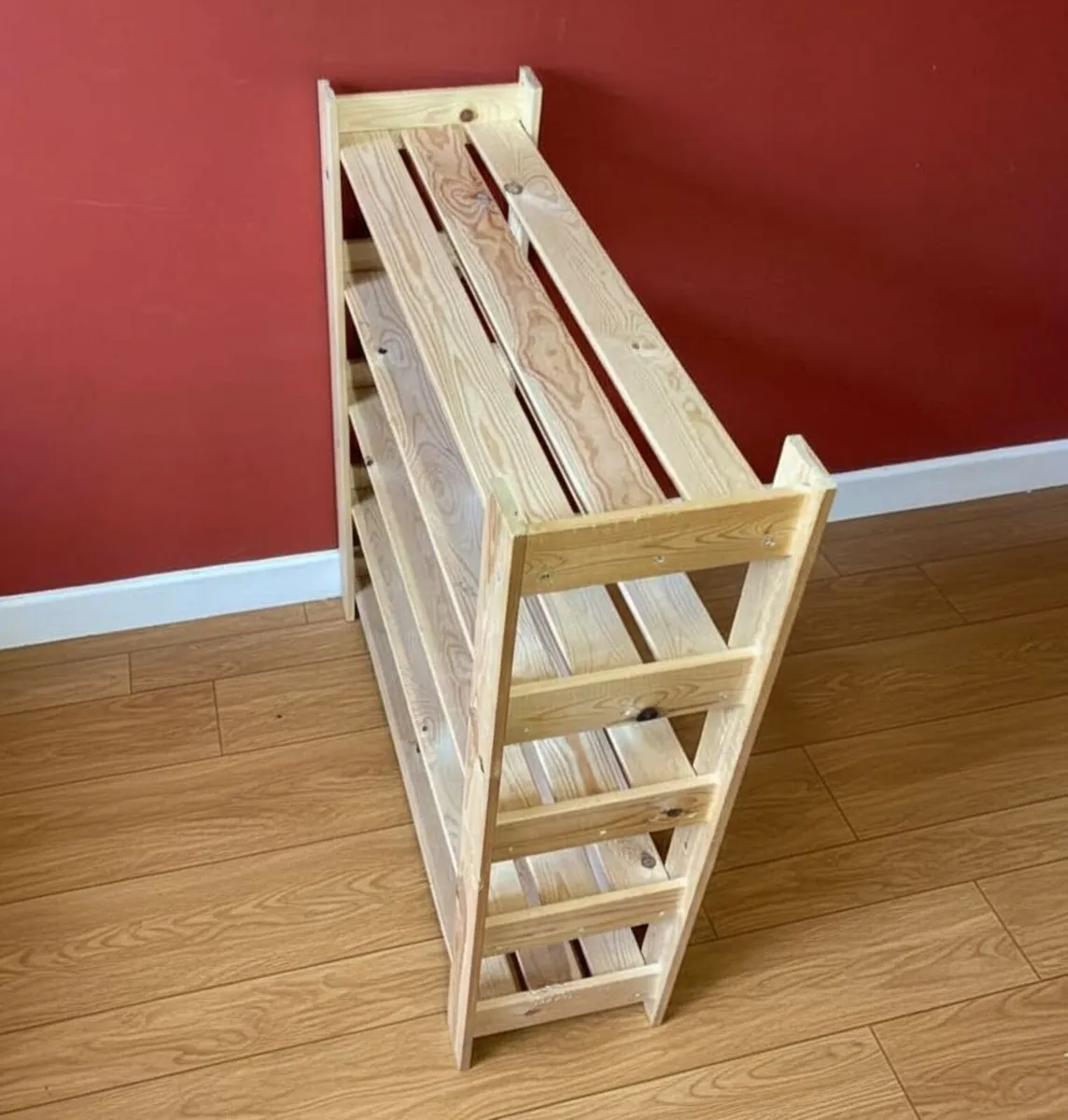 Solid Wood Bookshelf – Compact & Sturdy - Image 4