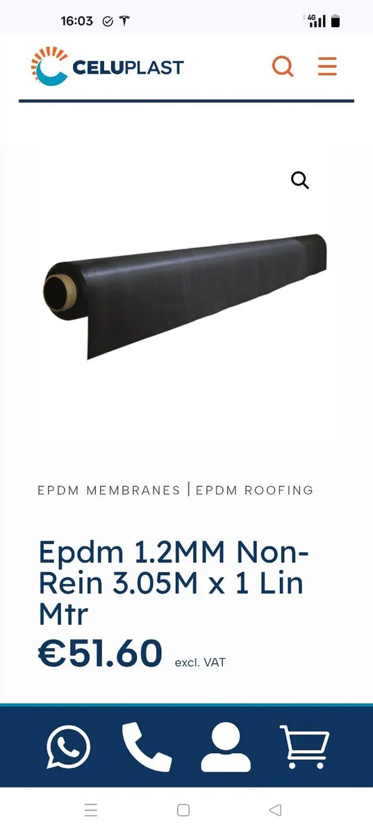 EPDM roofing membrane