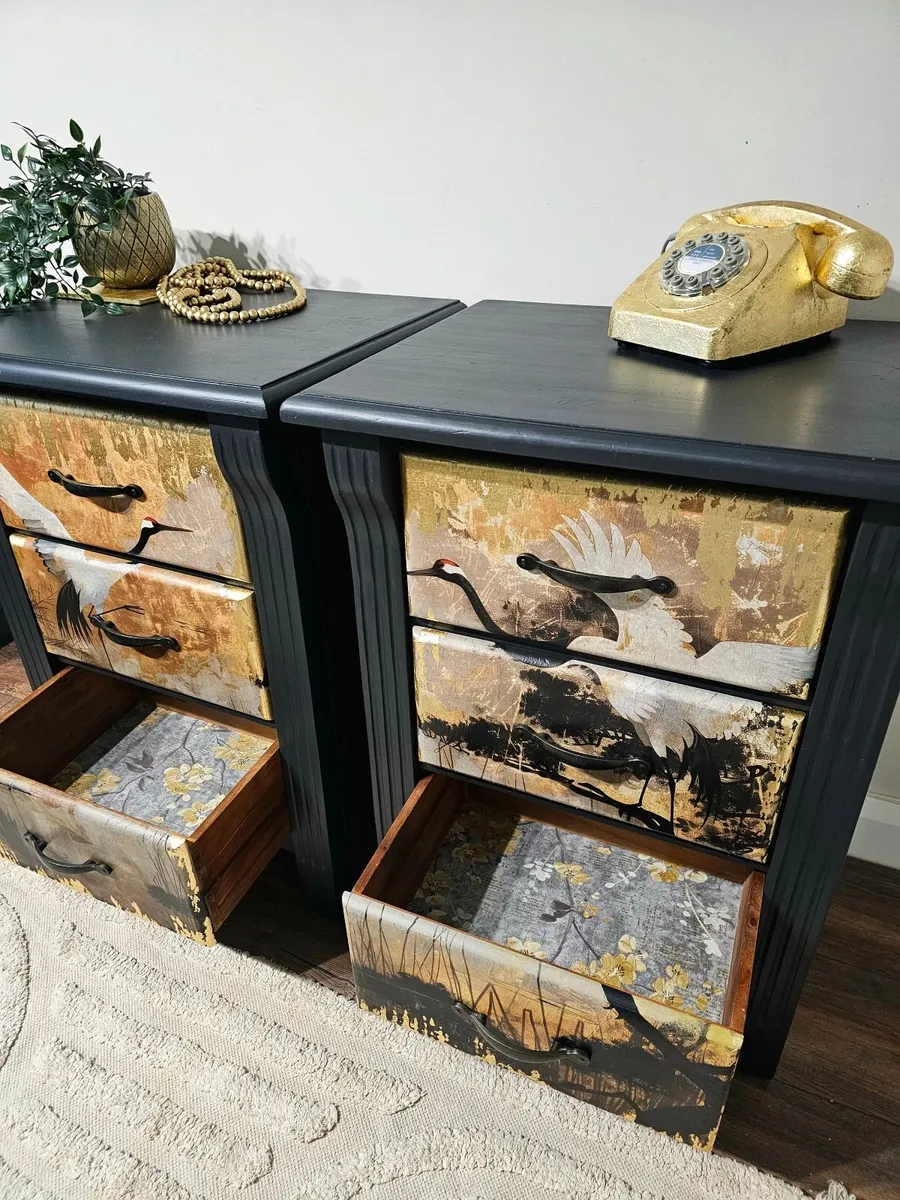 Large Bedside lockers - Image 4