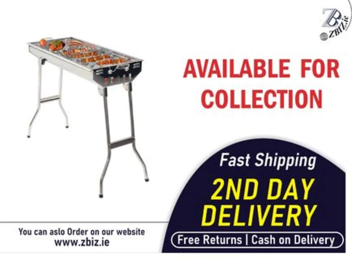 Barbecue Grill for Outdoor Cooking and Camping - Image 1