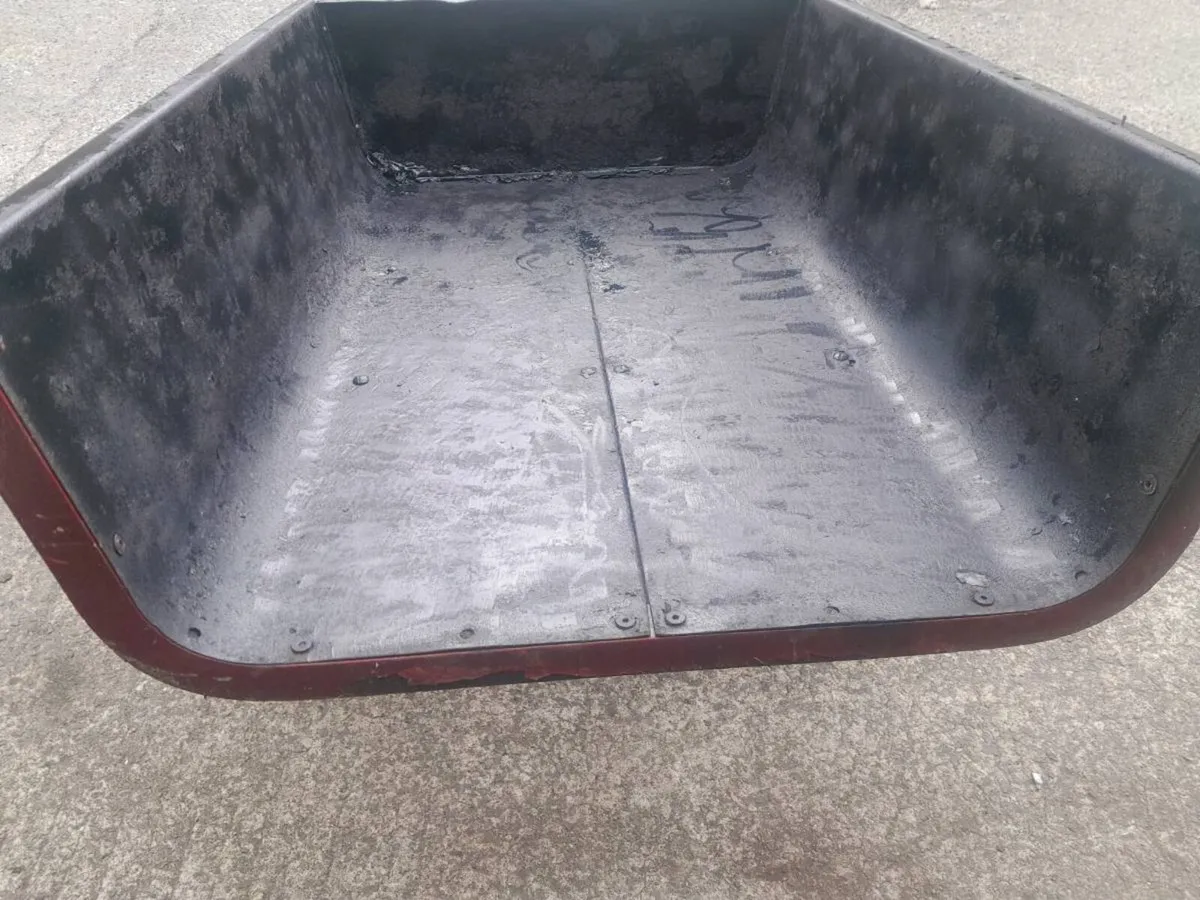 Quad or ride in lawnmower  steel trailer - Image 4