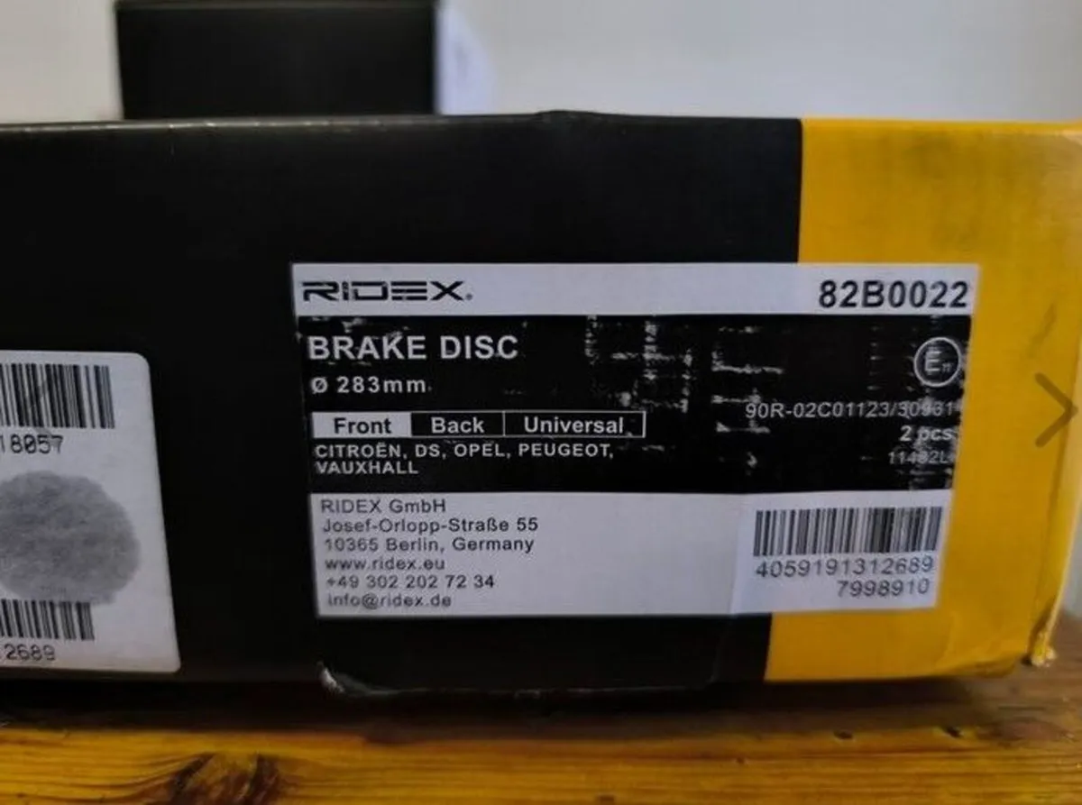 Front Discs and Pads Citroen Peugeot - Image 2