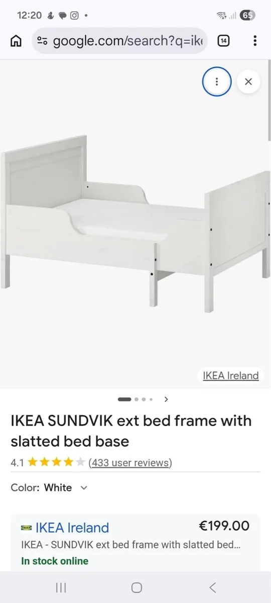 Toddler bed and mattress - Image 4