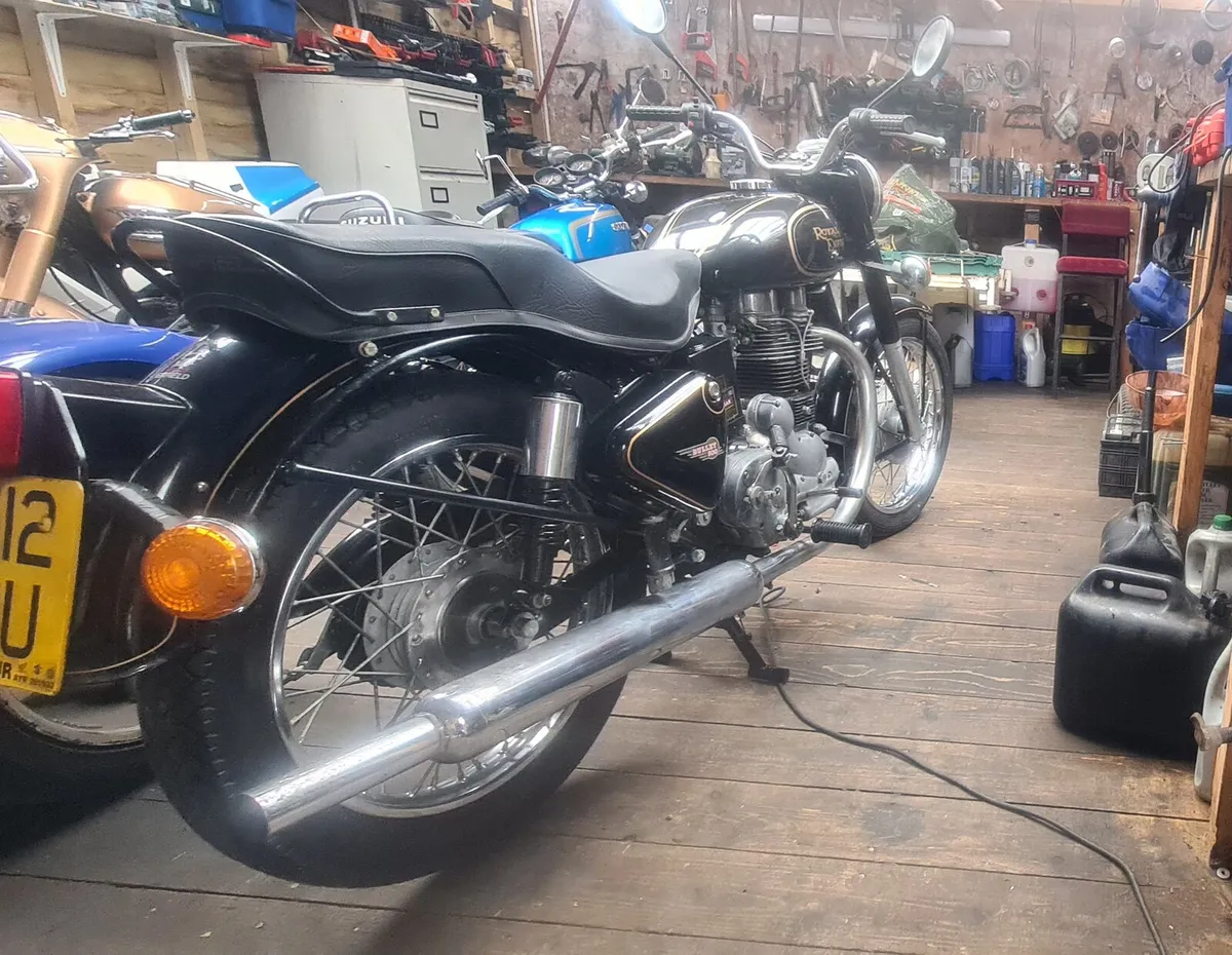 1996 royal enfield 500cc comes with sidecar - Image 3