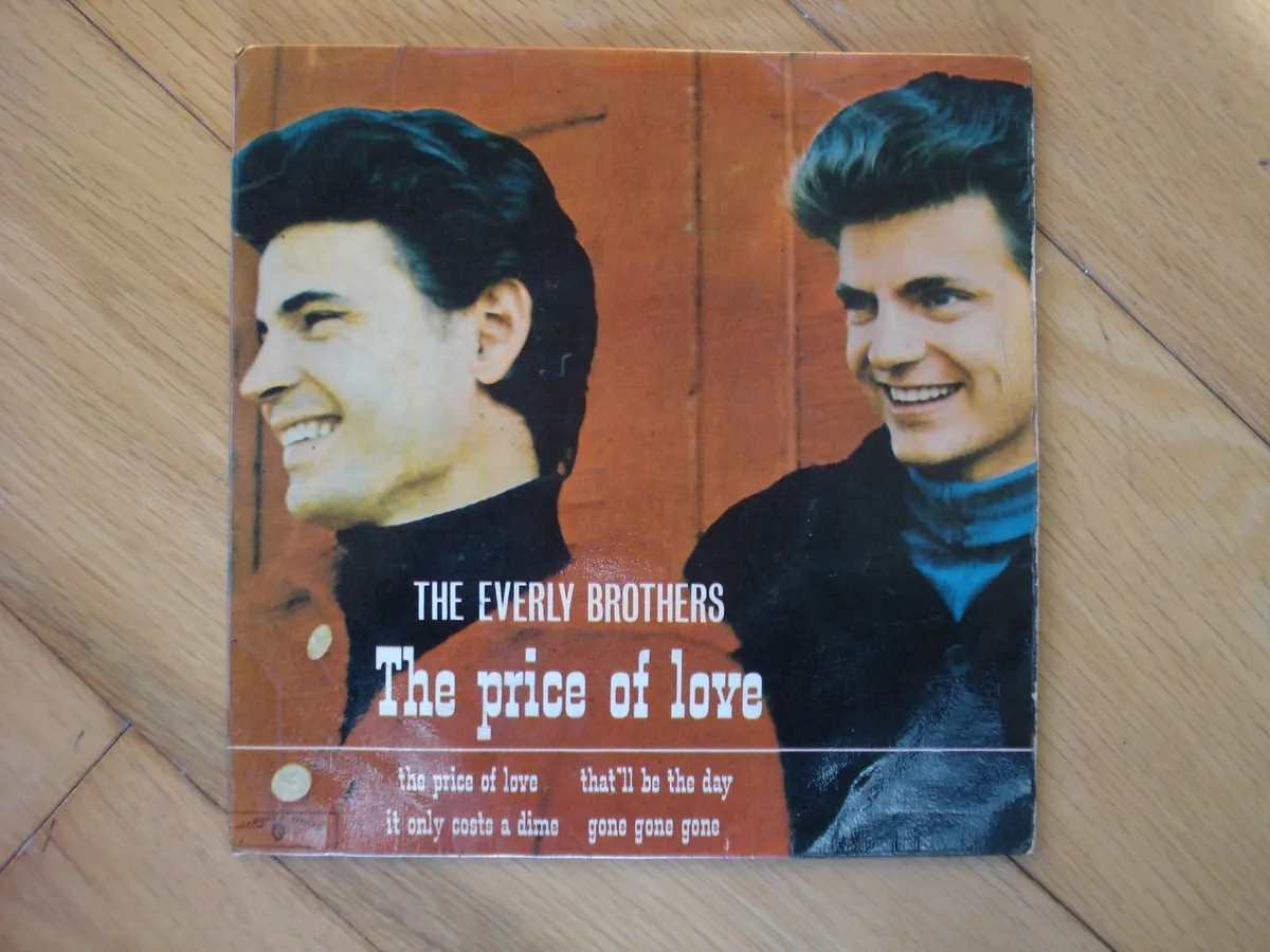THE EVERLY BROTHERS. PRICE OF LOVE VINYL EP. - Image 1