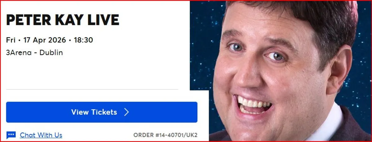 Peter Kay Tickets Fri 17th Apr 2026