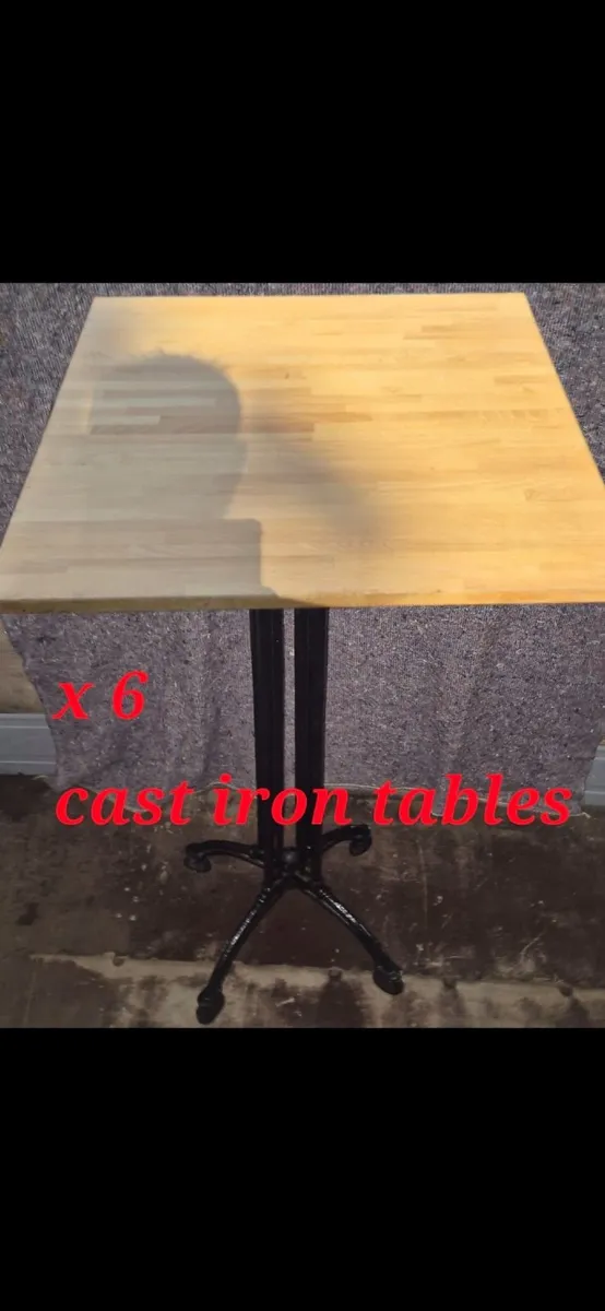 Cast iron tables - Image 2