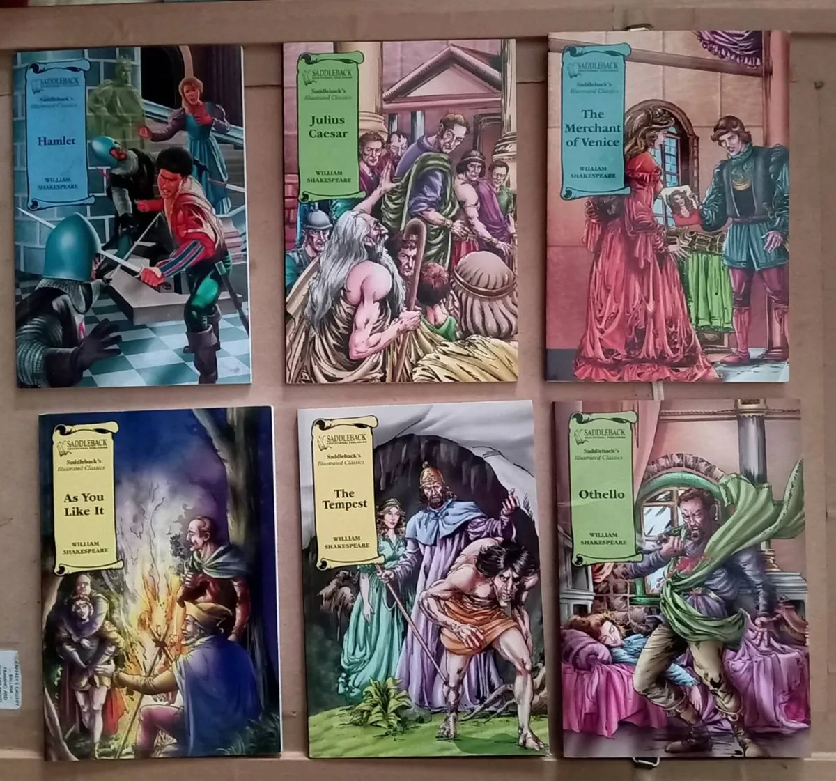 Six William Shakespeare Childrens Books