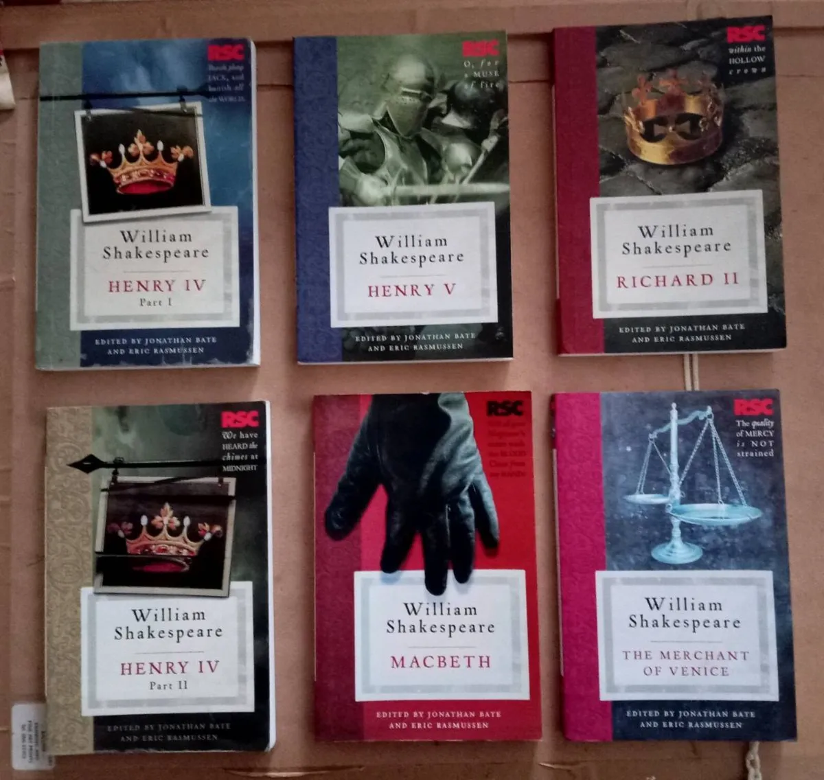 Six William Shakespeare Books