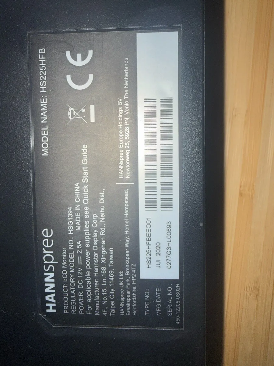 Hanspree gaming monitor - Image 2