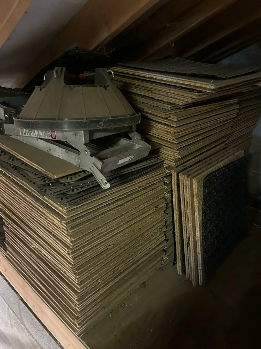 OSB flooring.