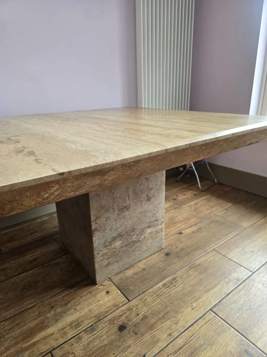 Marble dining table - Image 1
