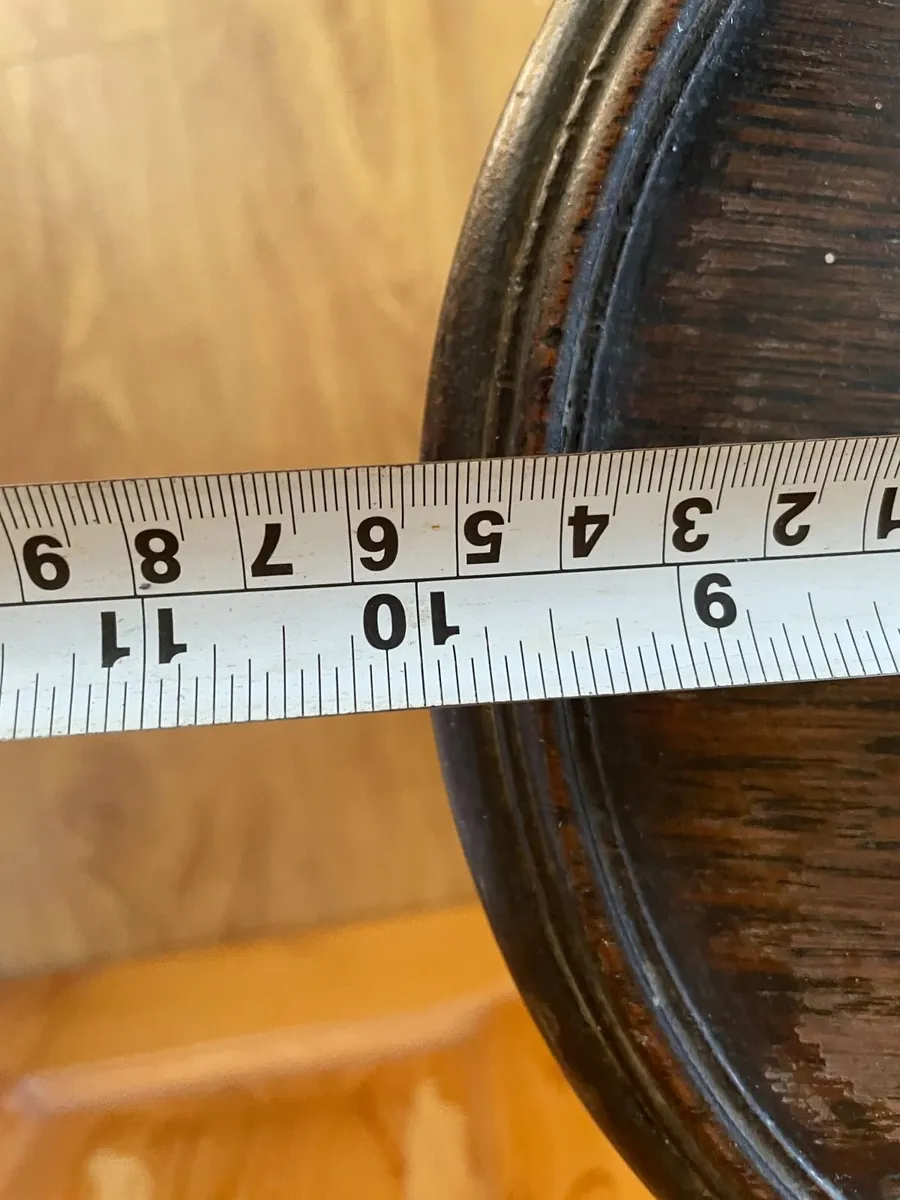 vintage c20th side table, plant stand, wine table - Image 3