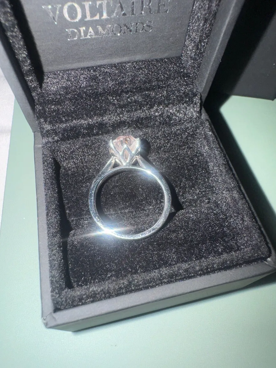 3.0CT Bespoke Engagement ring, fancy vivid pink - Image 4
