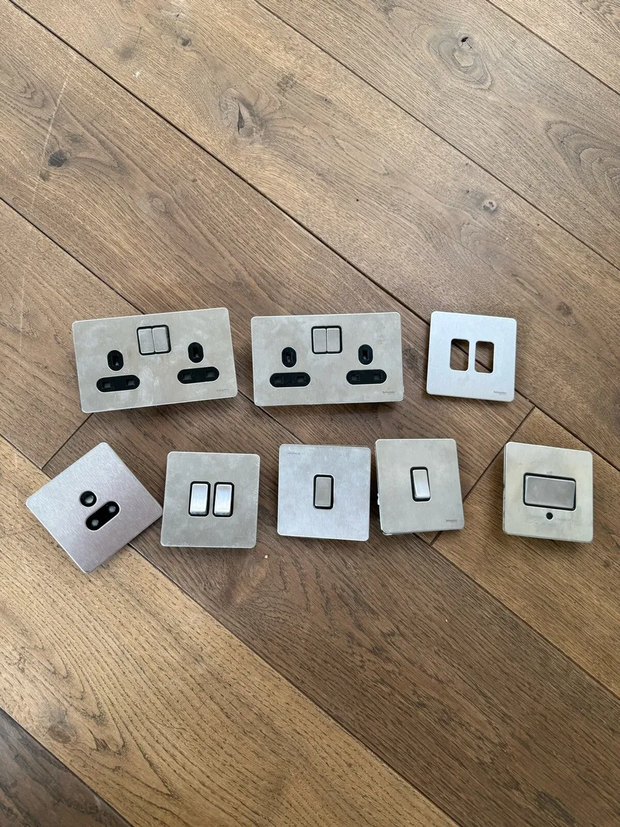 FREE - Schneider screwless chrome switches - Image 1
