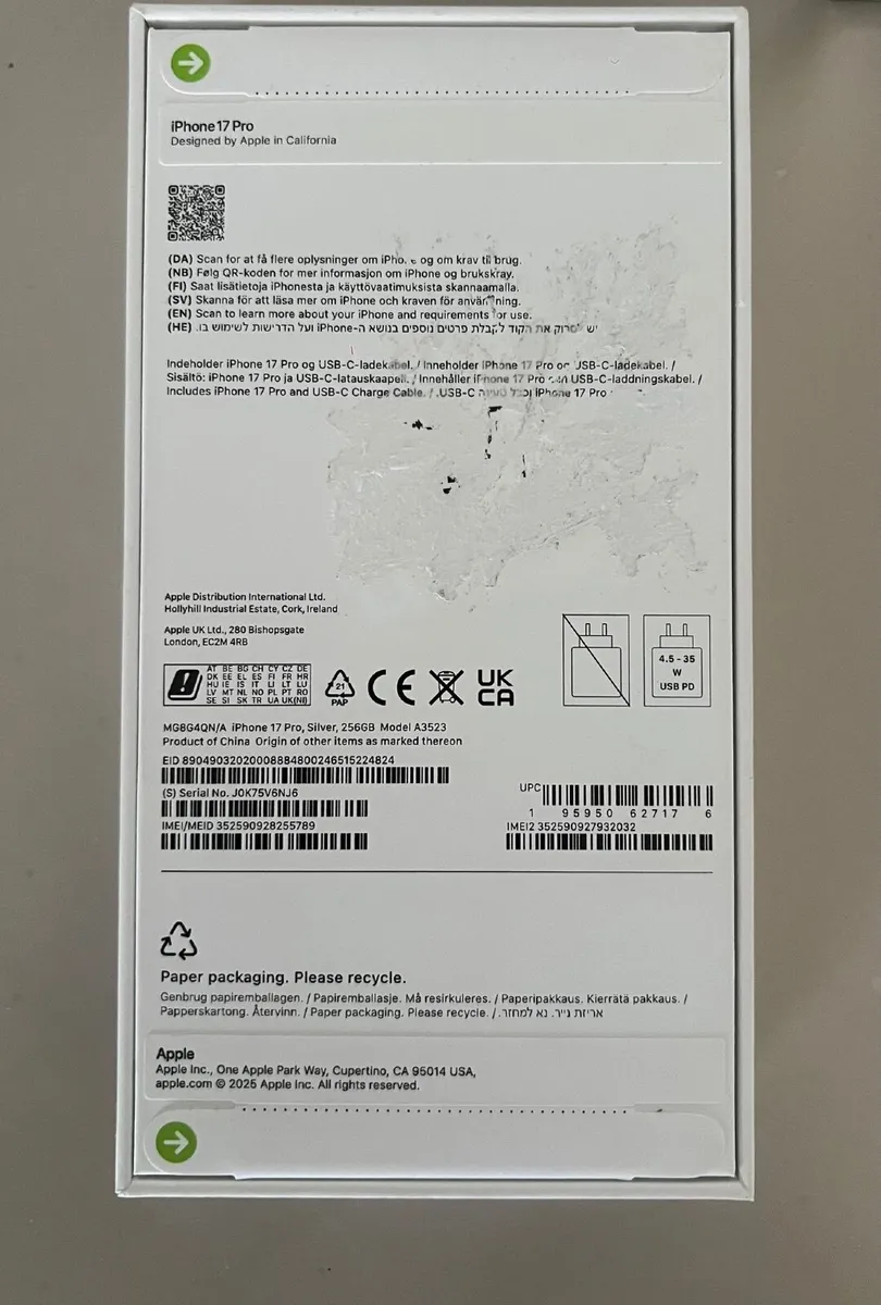 iPhone 17 Pro 256GB Silver - Image 2