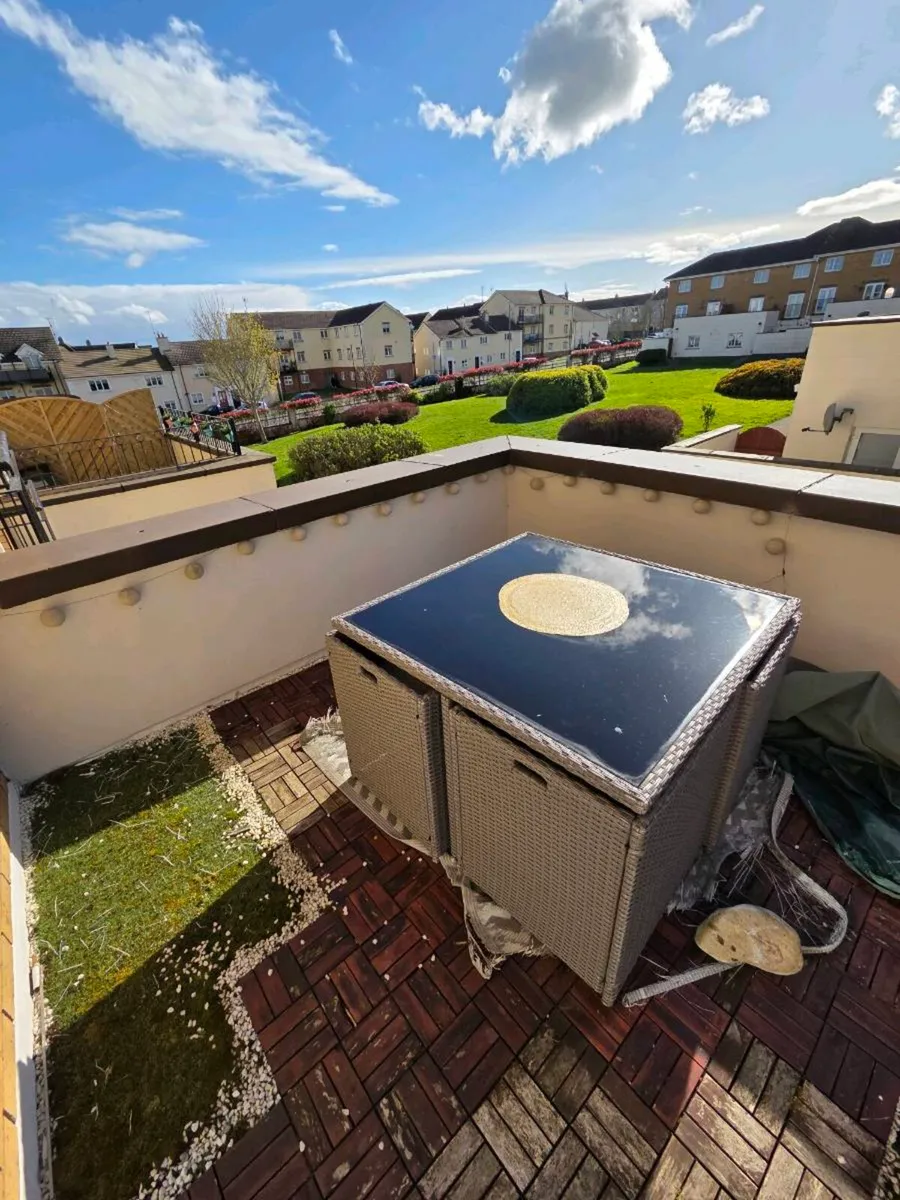 Garden Rattan Dining Set – 4 Seater - Image 3