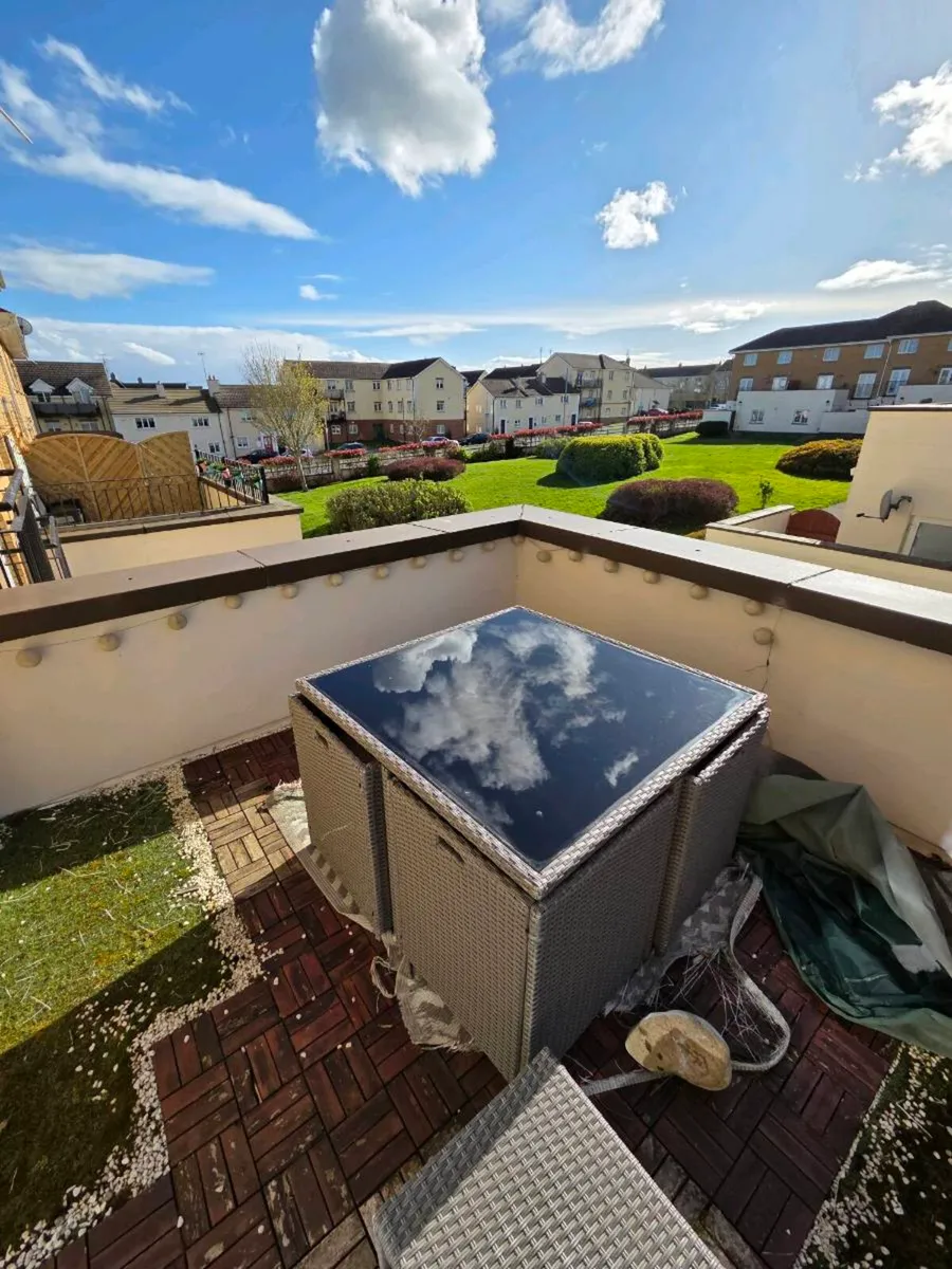 Garden Rattan Dining Set – 4 Seater - Image 4