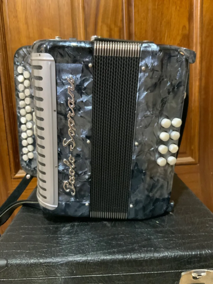 Paolo Soprani button accordion - Jubilee IV grey - Image 1