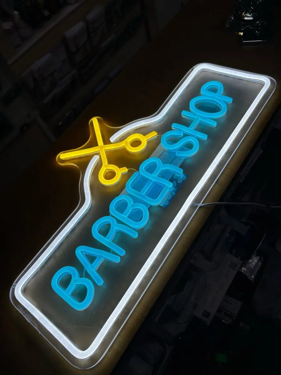 LARGE BARBER SHOP Neon LED Business - Image 1