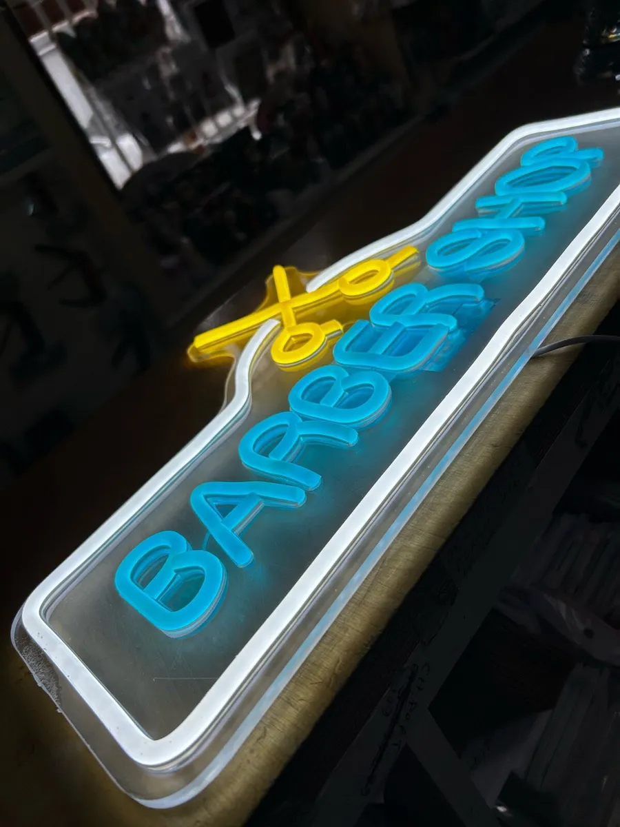 LARGE BARBER SHOP Neon LED Business - Image 2