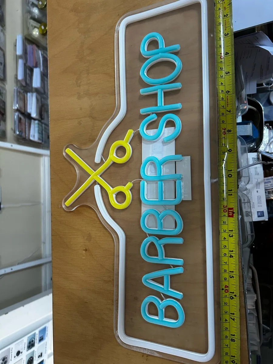 LARGE BARBER SHOP Neon LED Business - Image 4