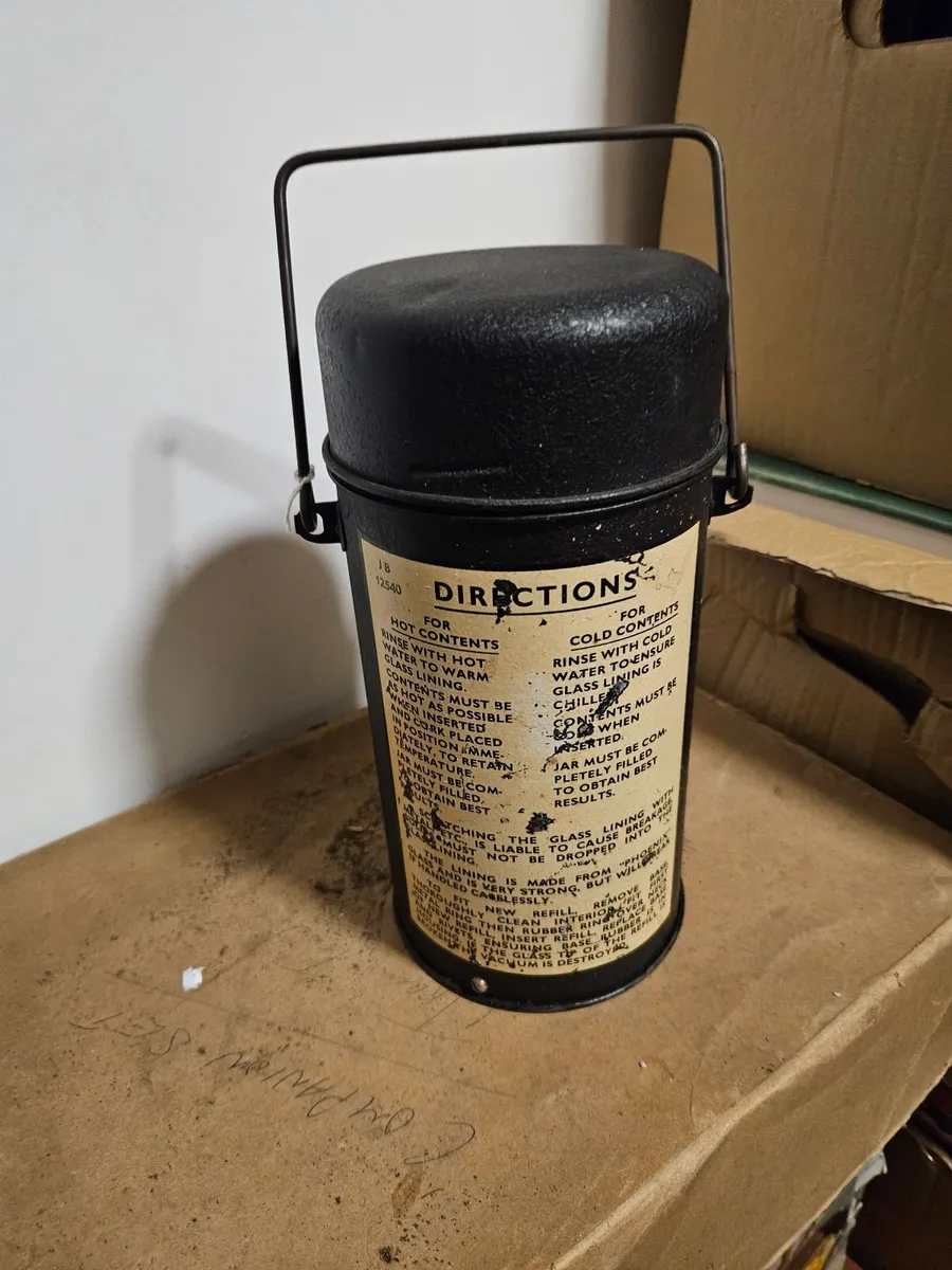 Vintage Military Army Thermos - Image 1