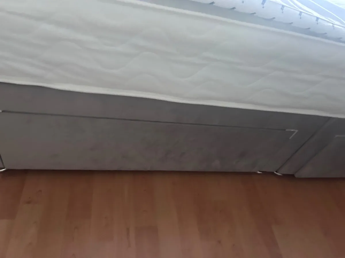 Divan Bed frame  and mattress - Image 4