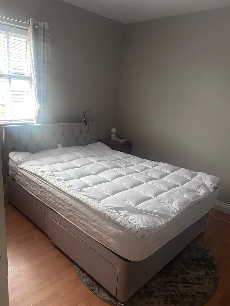 Divan Bed frame  and mattress - Image 1