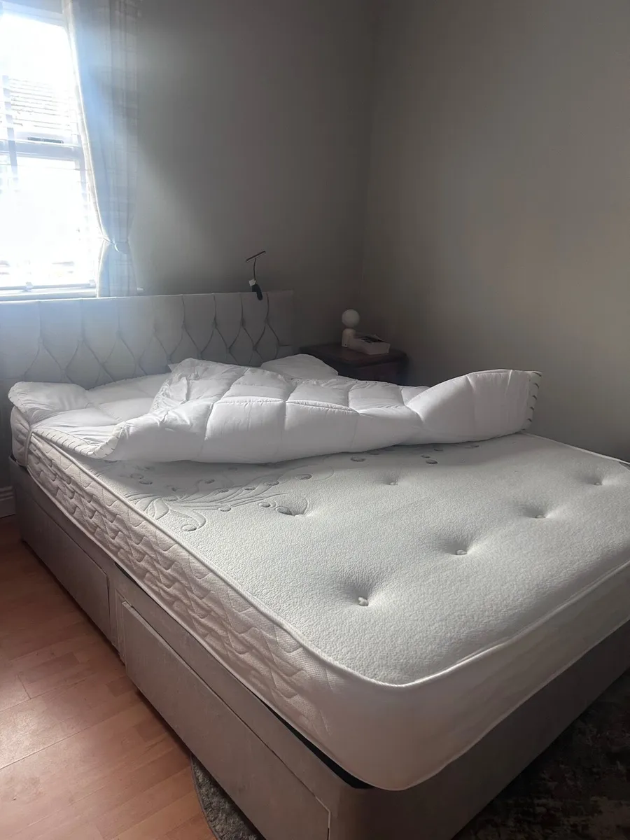 Divan Bed frame  and mattress - Image 2