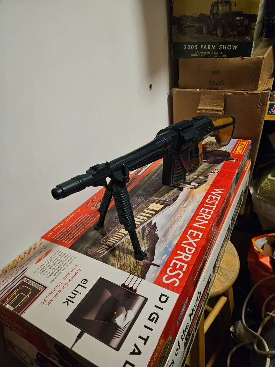 Vintage Marx Plastic Childs Machine Gun - Image 3