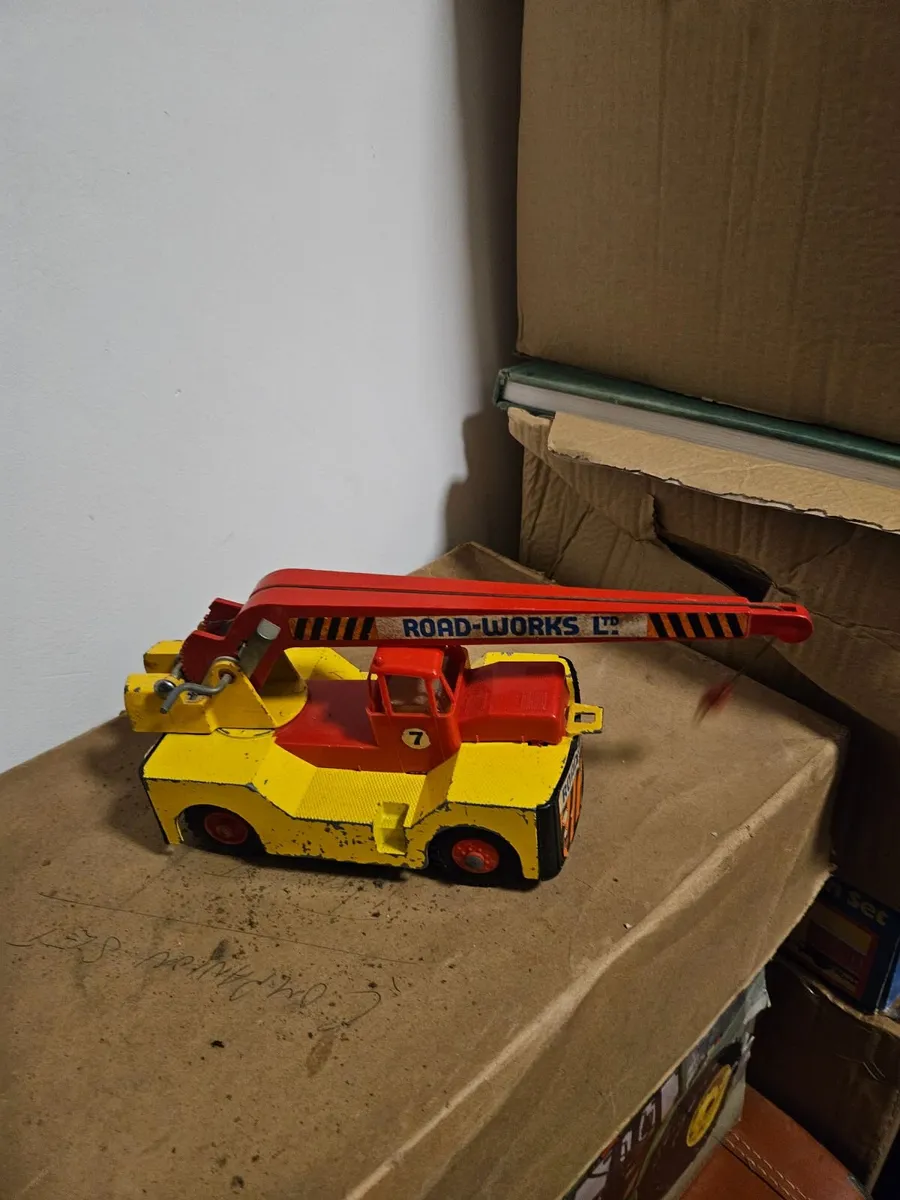 Vintage Triang Pressed Steel Crane - Image 1