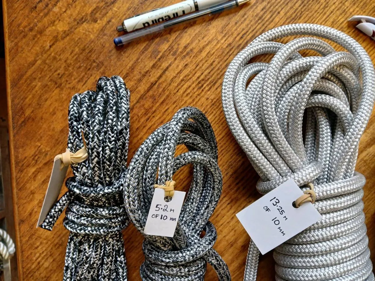 SALE:New Braided Marine Ropes, ends of 100m spools - Image 2
