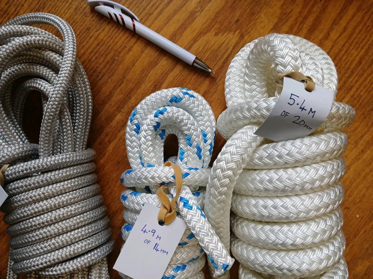 SALE:New Braided Marine Ropes, ends of 100m spools - Image 3