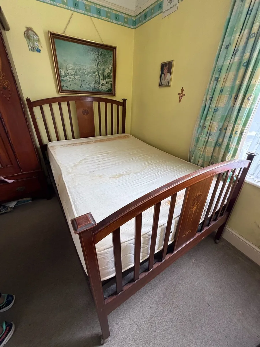 Double Bed & Mattress