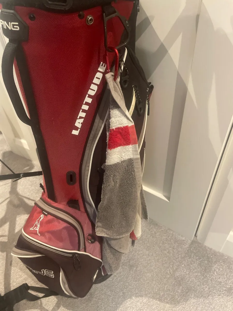 Golf bag + clubs + trolly - Image 4