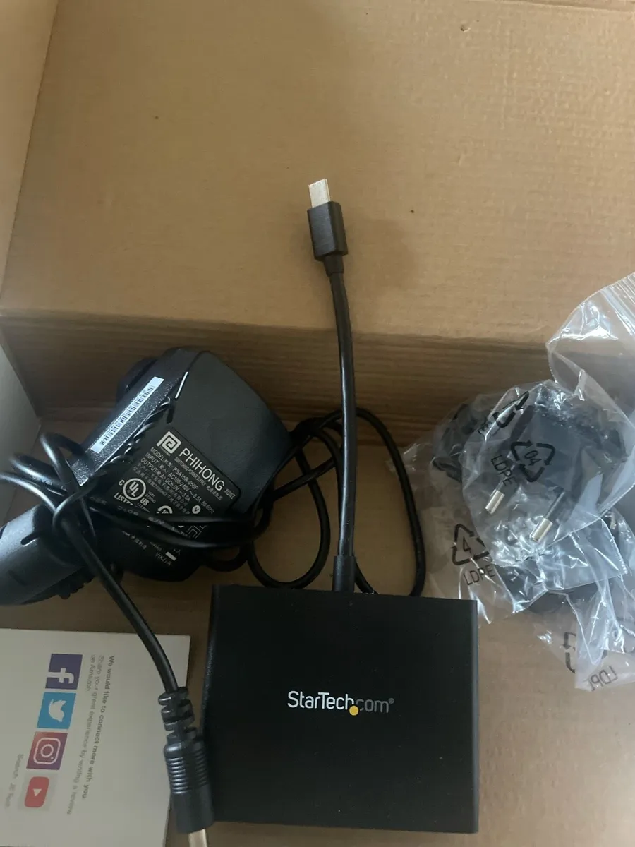 Star tech 3 port multi monitor Display port hub - Image 2