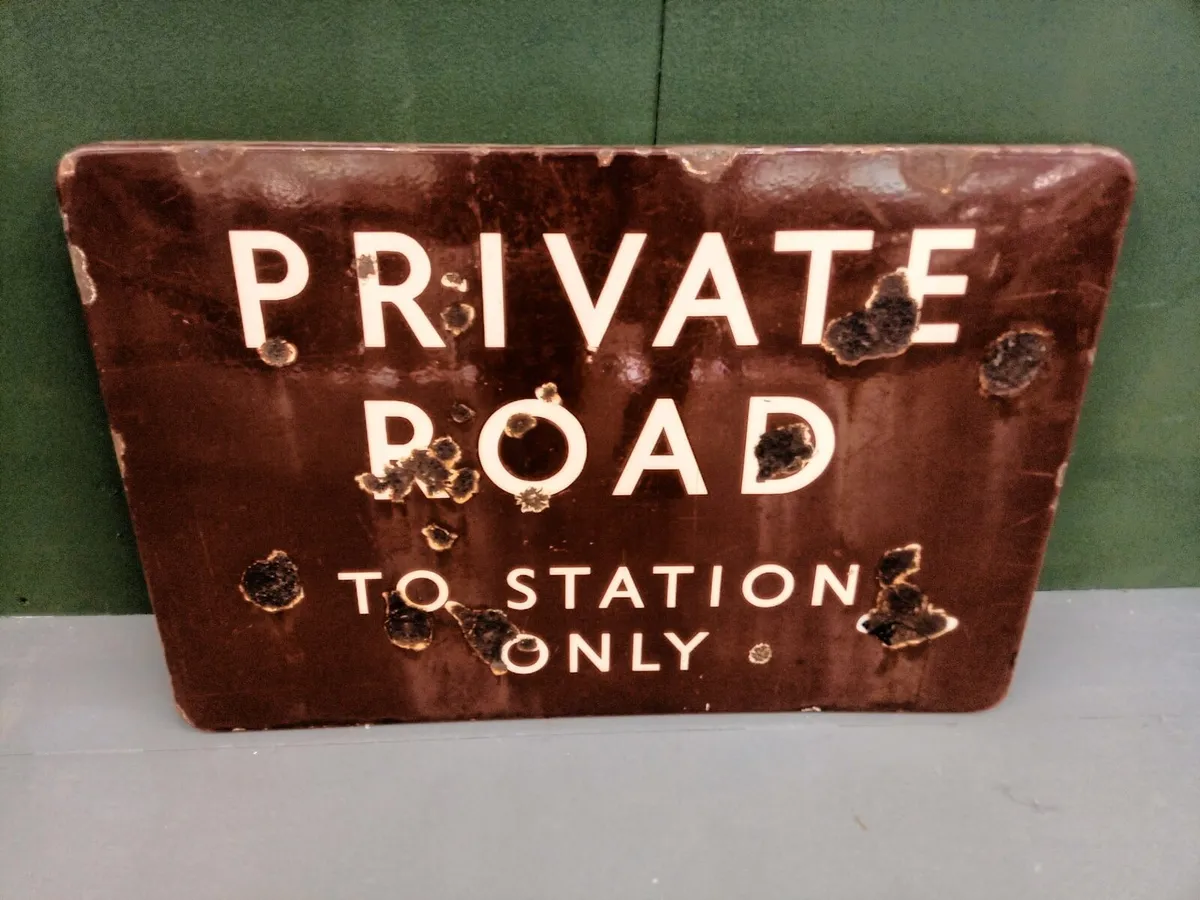 Good old Enamel sign - Image 1