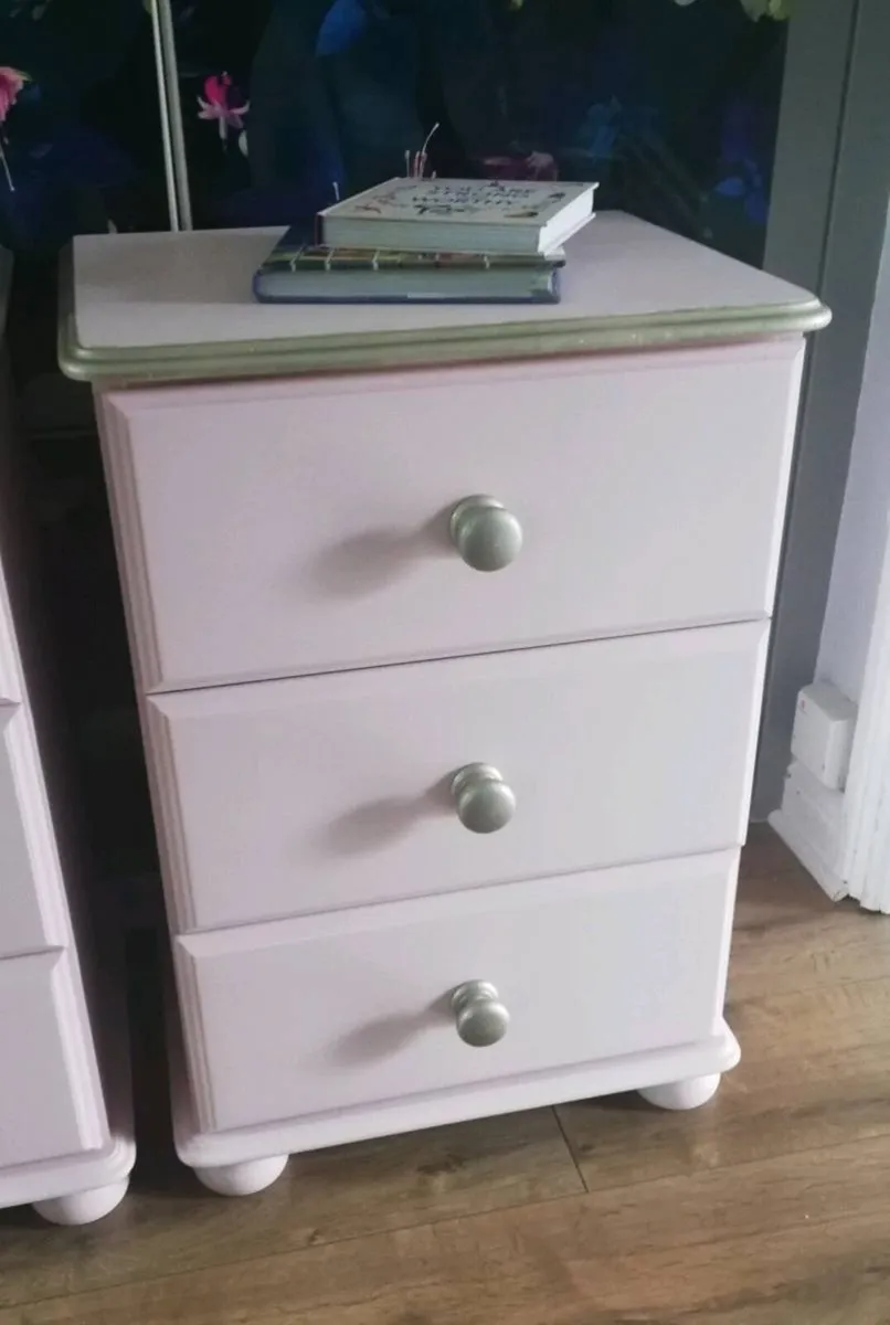 2 matching solid wood Lockers newly restyled - Image 3