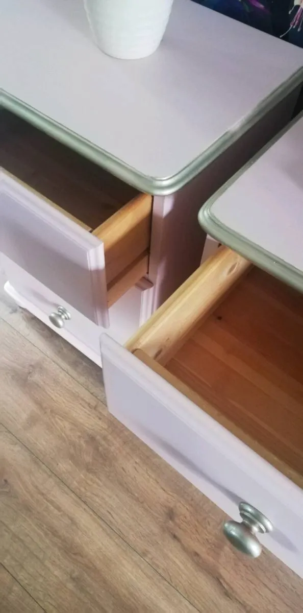 2 matching solid wood Lockers newly restyled - Image 4