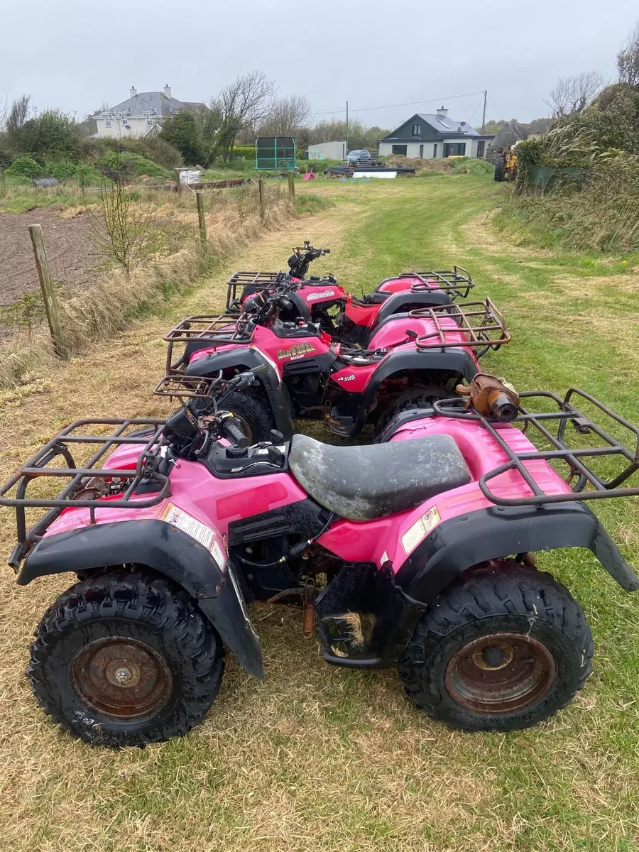 BREAKING SUZUKI 300 KINGQUAD for PARTS - Image 2