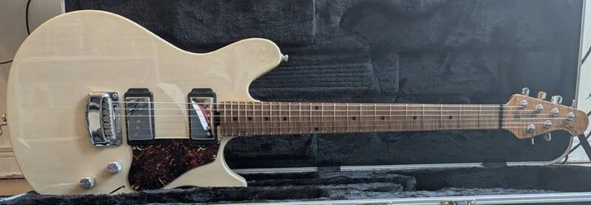 Ernie Ball Music Man James Valentine Signature Electric Guitar Trans Buttermilk - Image 1