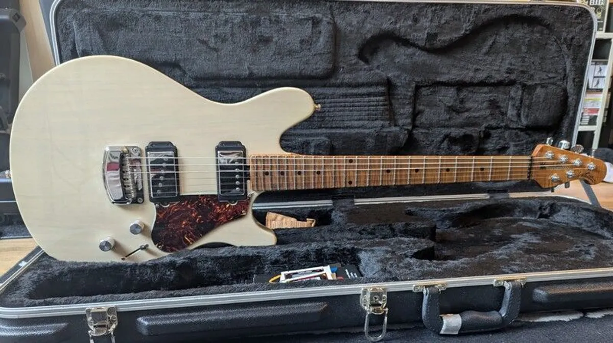 Ernie Ball Music Man James Valentine Signature Electric Guitar Trans Buttermilk - Image 2