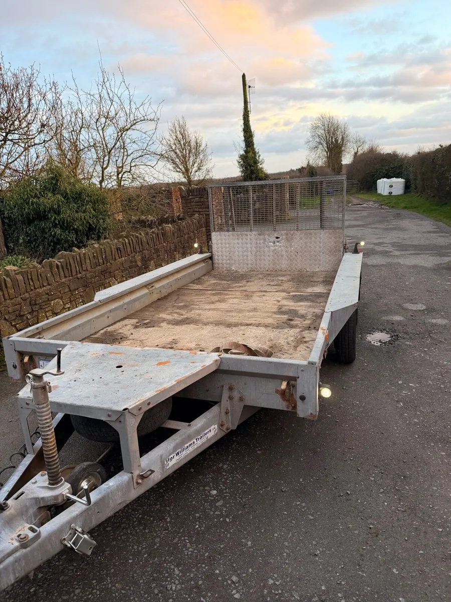 Ifor Williams plant trailer - Image 1
