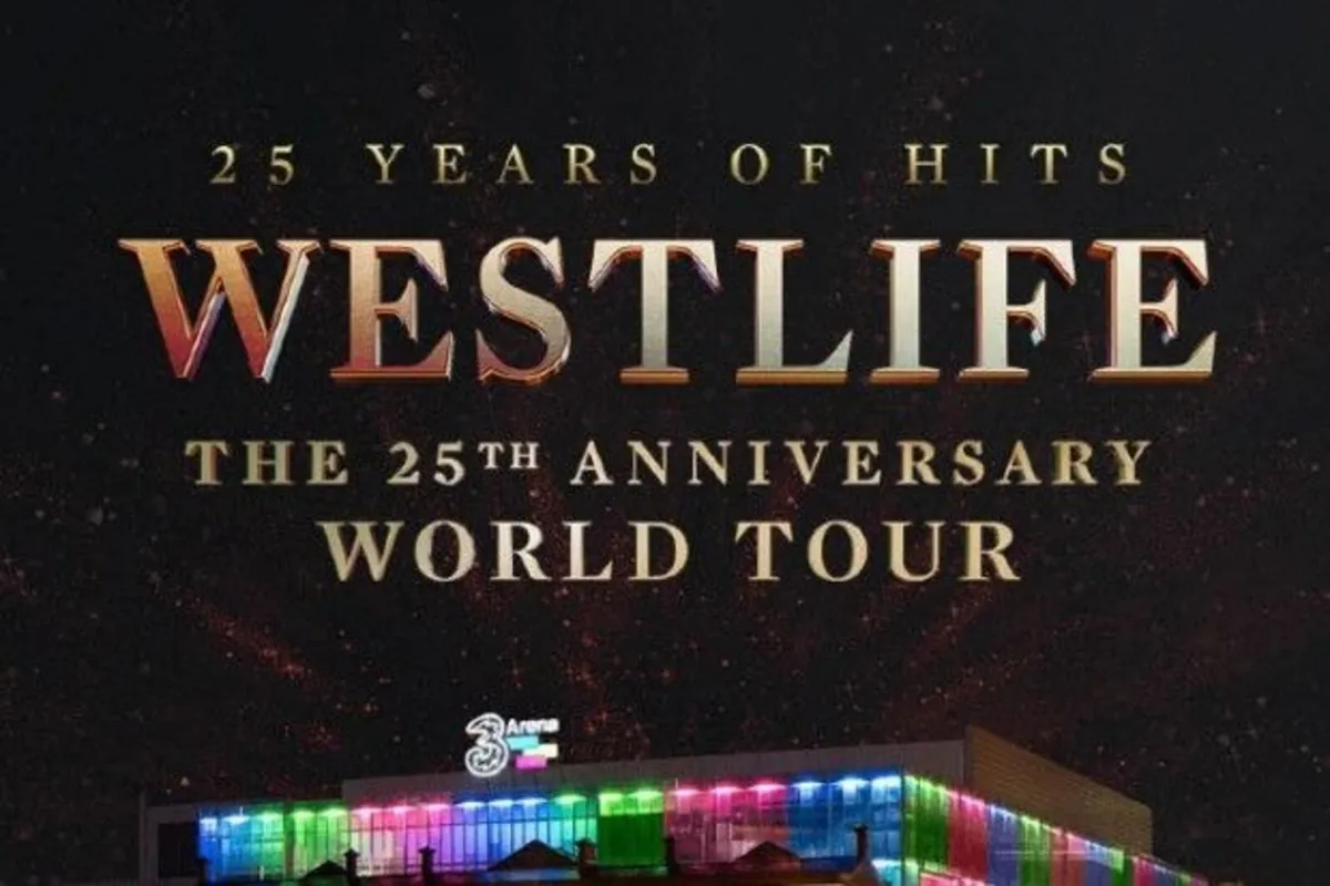Westlife 25th Anniversary World Tour  x 2 Seated