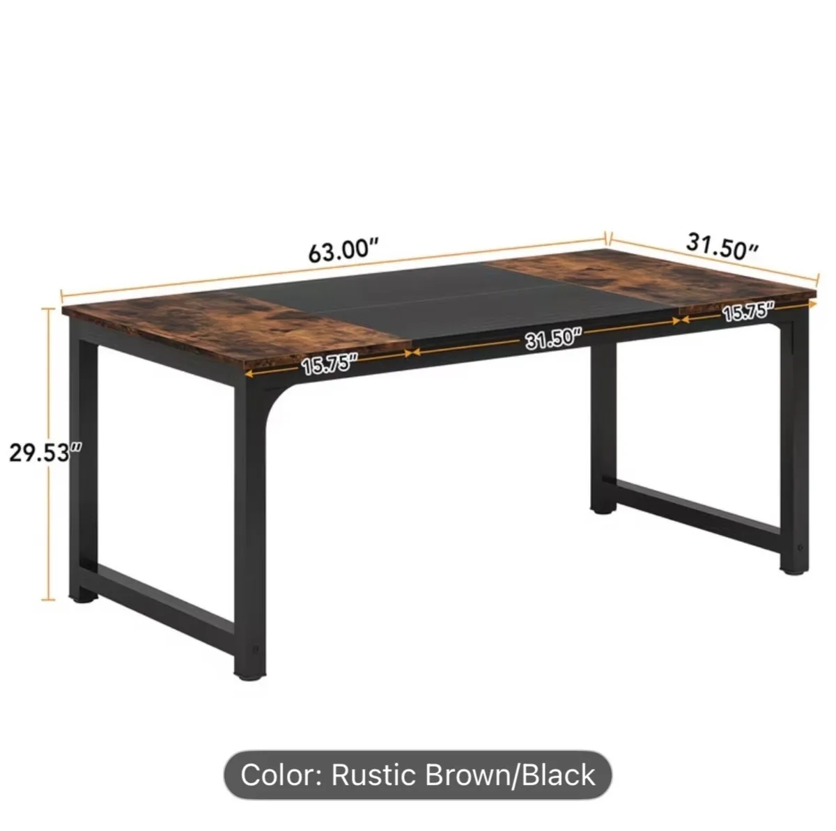 Brand New Rustic Dining Table (Still in Box) - Image 3
