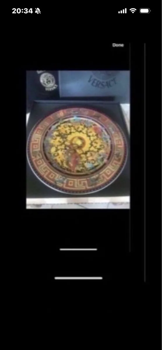 Versace Rosenthal Christmas Glory 2004 Plate - Image 2