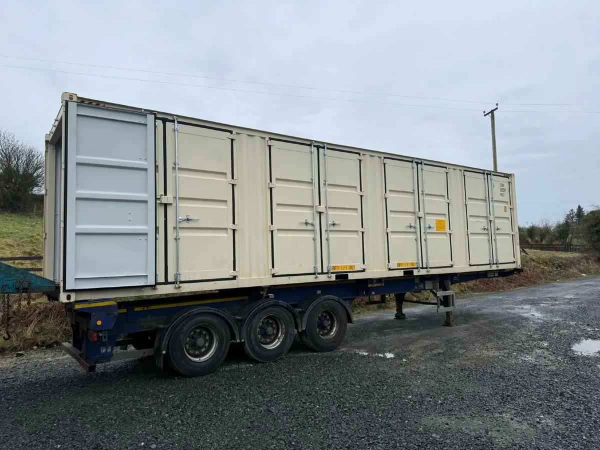 40ft One Trip Shipping Container Side Doors - Image 2