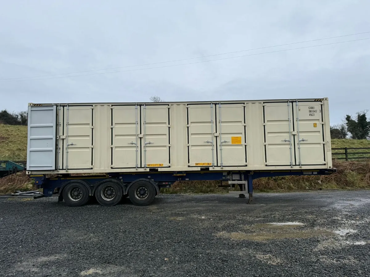 40ft One Trip Shipping Container Side Doors - Image 1
